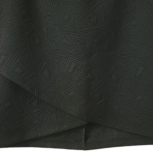 Mossimo Black Patterned Crossover Stretch Knit Pencil Skirt Size M - Picture 4 of 7